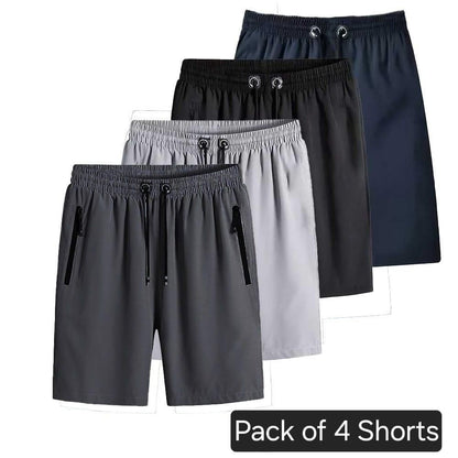 CoreWear™ Korean Cotton Stretch Shorts Combo of 4